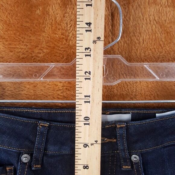 EVERLANE Womens Jeans Size 26 Dark Wash CURVY HIGH RISE SKINNY Crop - Picture 6 of 8